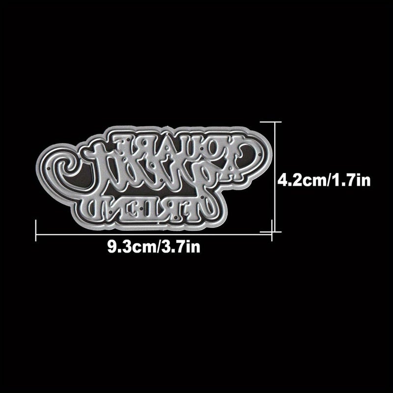 LZBRDY You are a Great Friend Words Embossing Metal Cutting Dies for Card Making & Scrapbooking, Birthday Thanksgiving Christmas Craft Die Cuts Stencil - Image 2